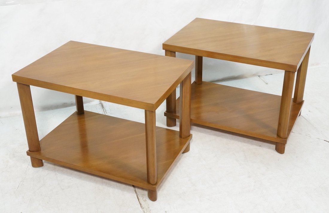 Pr Modernist End Tables. John Stuart. Widdicomb. (1 of 6)