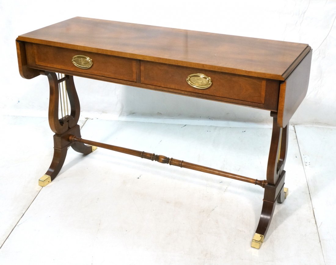 BAKER 7964 Mahogany Two Drawer Hall Sofa Table. D (1 of 9)