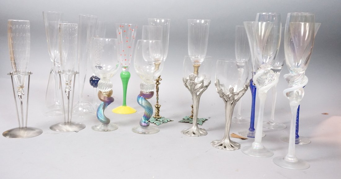 Collection of 20 Artisan handmade & studio Goblet (1 of 9)
