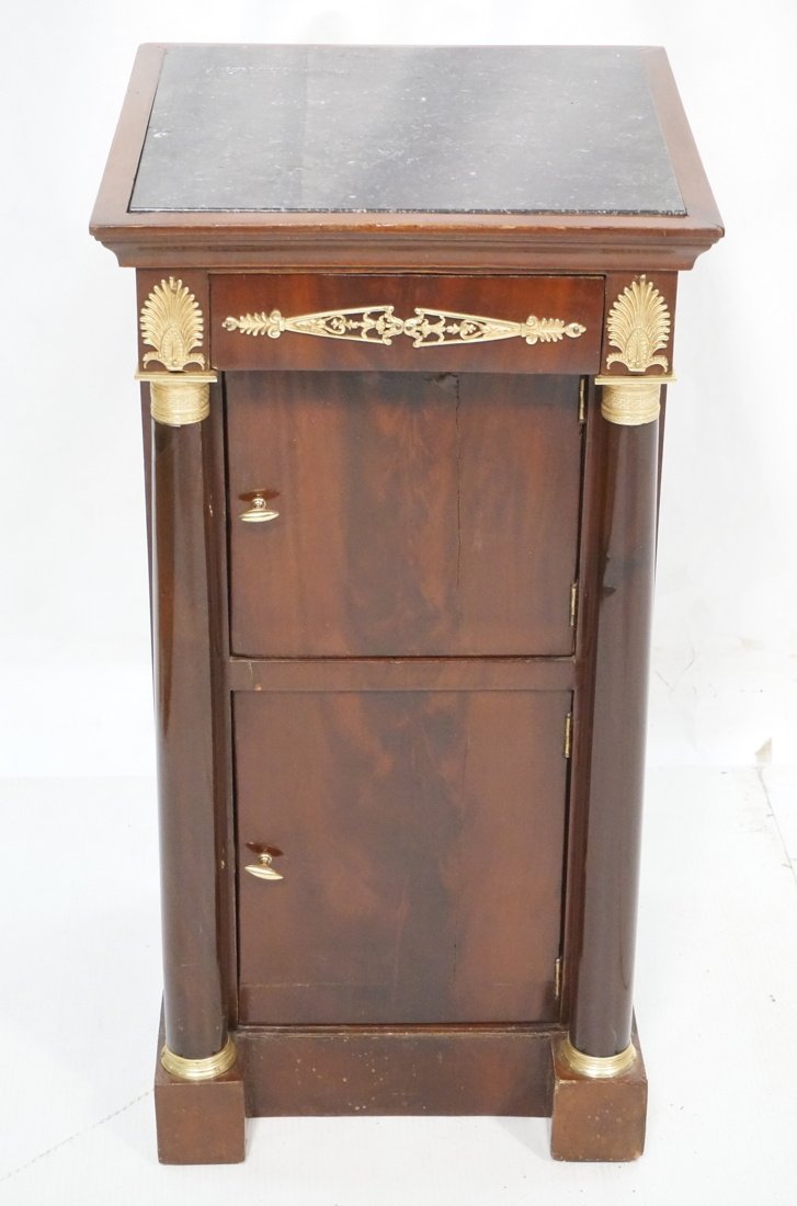 French Empire Gilt Bronze Two Door Side Stand Cab (1 of 9)