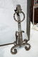 Hammered Iron Arts & Crafts Fireplace Set. Fire s - 6