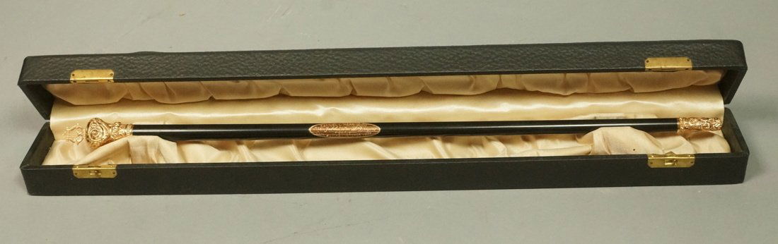 Ceremonial Wand. Conductor's Baton. Ebonized staf (1 of 7)