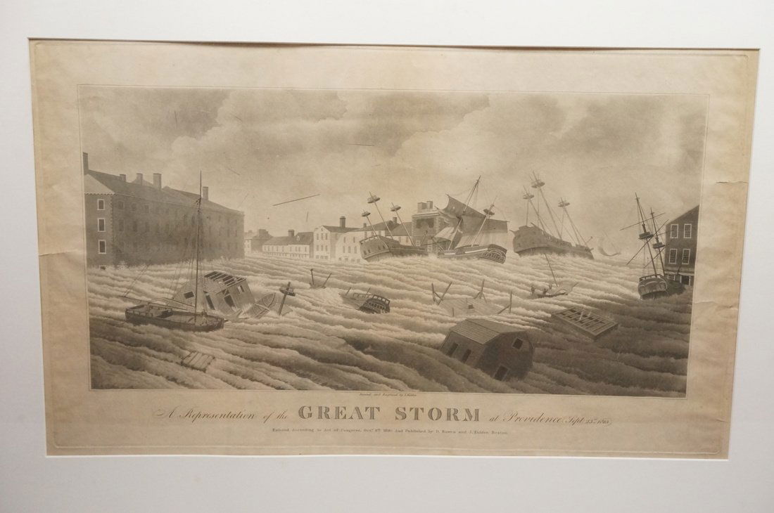 Antique Engraving Print. "A Representation of the (1 of 10)