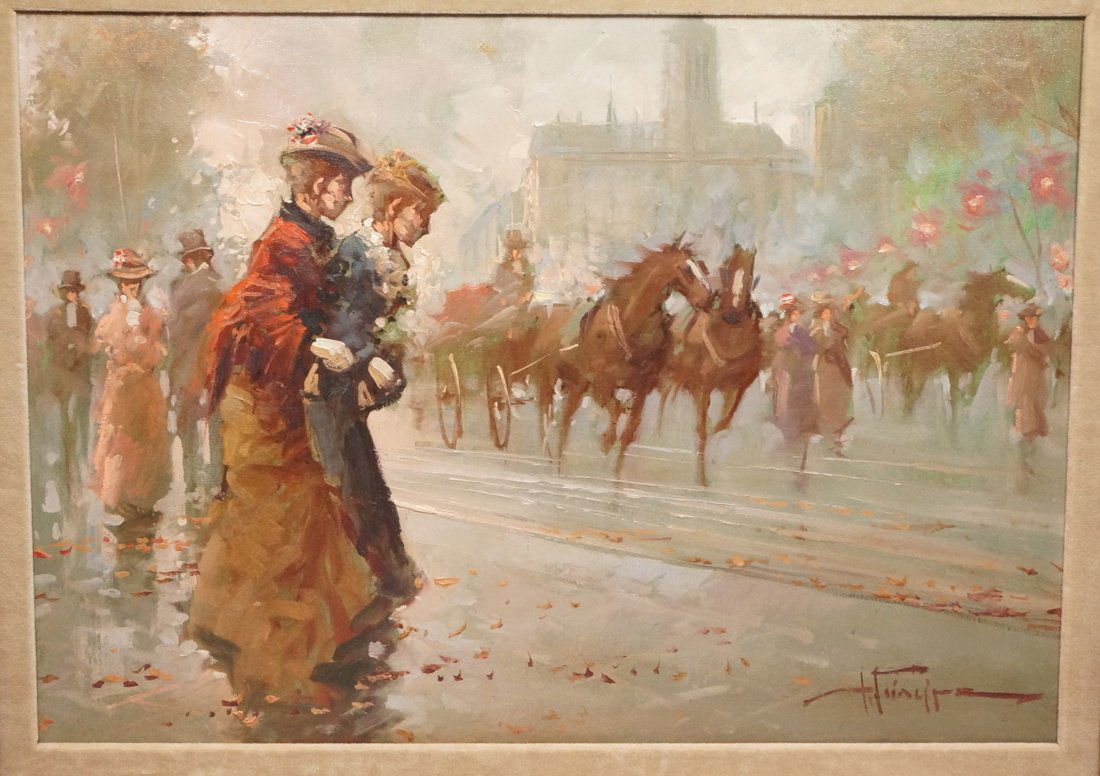 Oil Painting on Canvas. Cityscape. (Tommaso) PRIN (1 of 10)