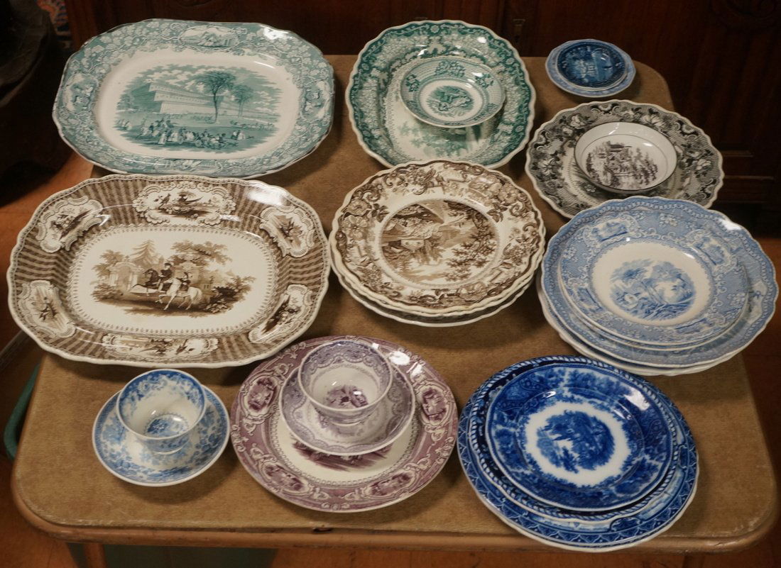 Large 26pc Curated Collection Vintage Transferwar (1 of 8)