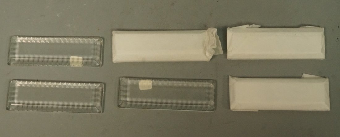 Set 6 Lalique French Crystal Place Card Holders. (1 of 6)
