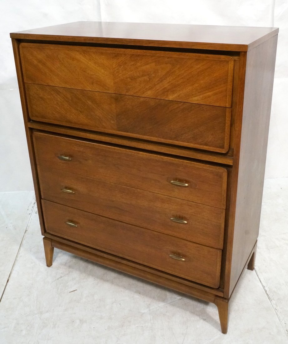 KENT COFFEY Modernist Tall Chest Dresser. Simplex (1 of 9)