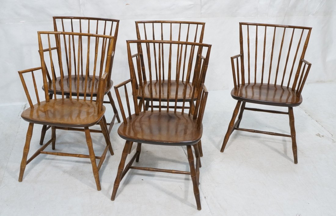 5pc NICHOLS & STONES Windsor Style Modernist Chai (1 of 10)