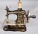 German Miniature Iron Toy Sewing Machine. Origina