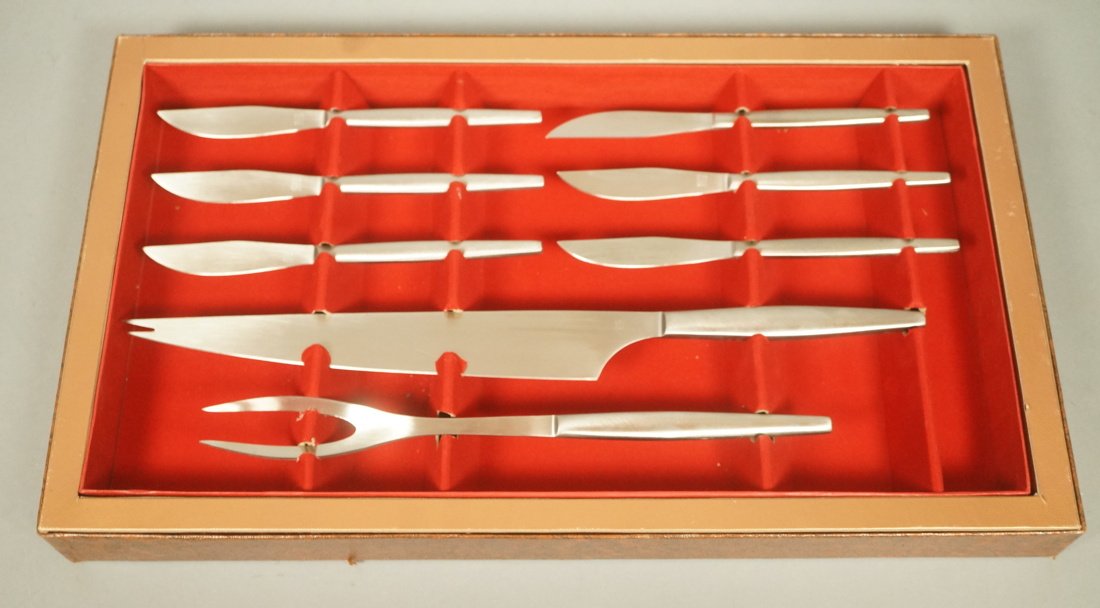 8pc Boxed KALMAR Designs Cutlery Set. Stainless S (1 of 10)