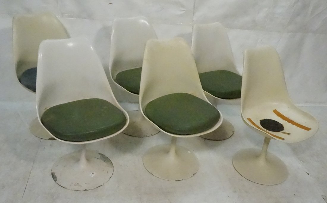 Set 6 Eero Saarinen Dining Chairs. all side chair (1 of 8)