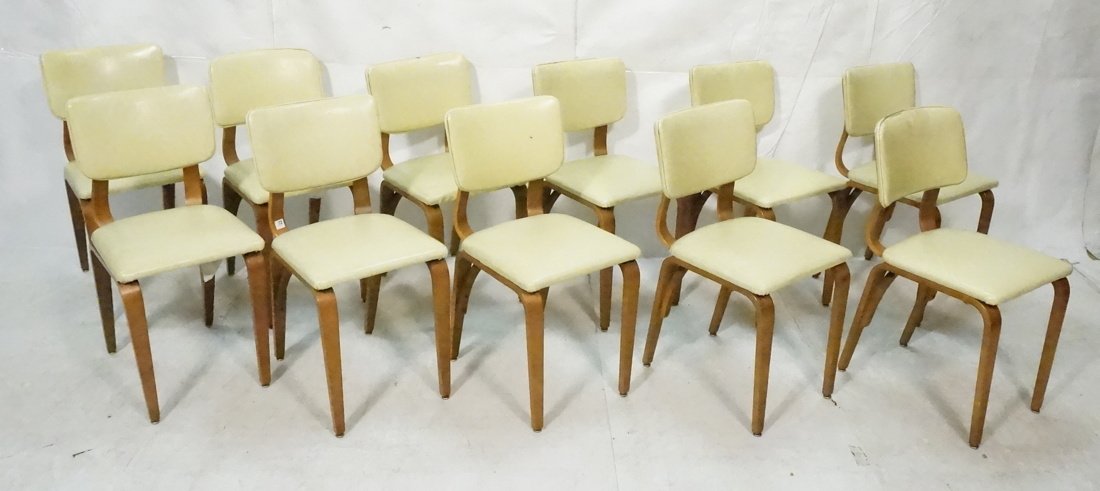 11 Thonet Molded wood Dining chairs.  all side ch (1 of 10)