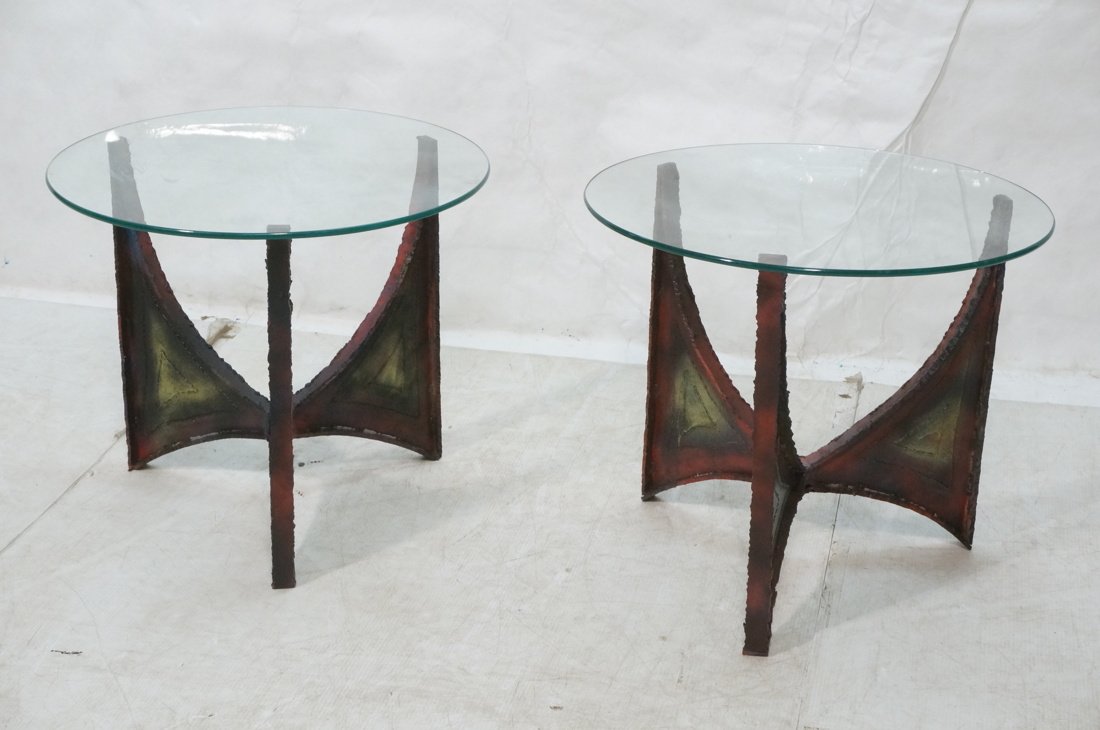 Pr PAUL EVANS style Brutalist Welded Steel Side T (1 of 8)