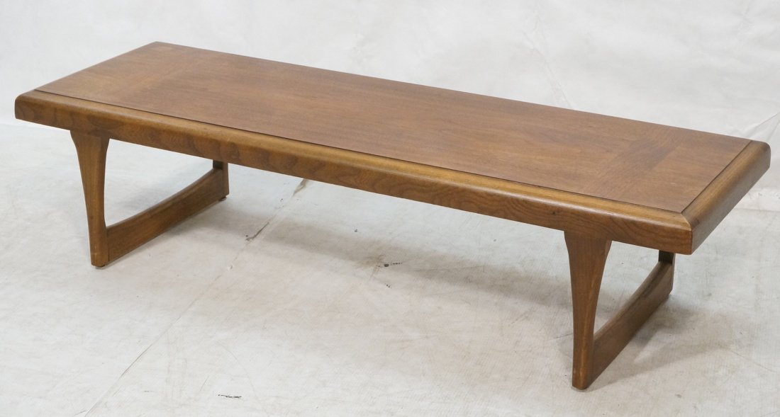 Danish Teak Long Coffee Cocktail table. Raised ro (1 of 10)