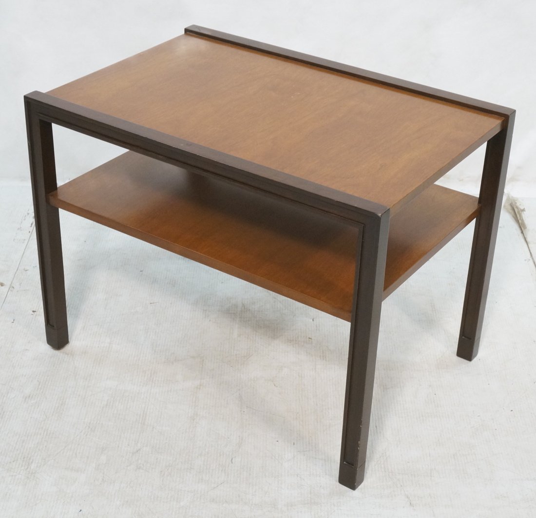 DUNBAR Side Table. Two tier end table. Contrastin (1 of 9)