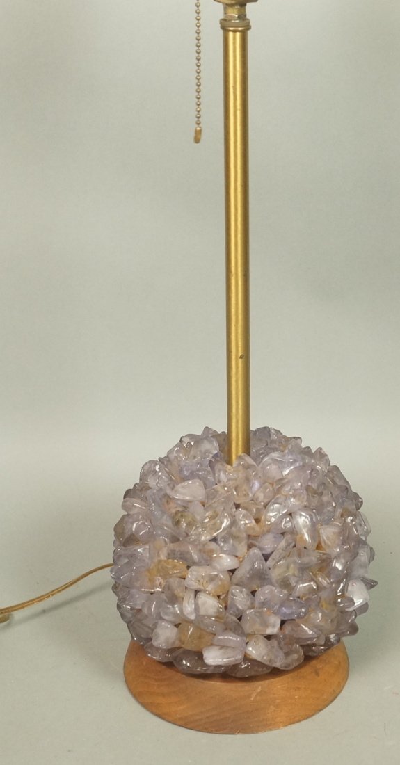 CAROL STUPELL style Tumbled Amethyst  Table Lamp. (1 of 6)
