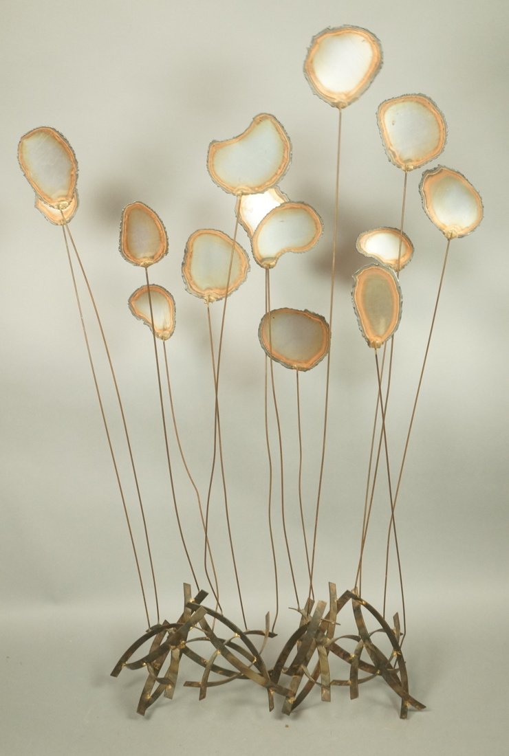 Brutalist Welded metal Table Sculpture. Organic f (1 of 10)