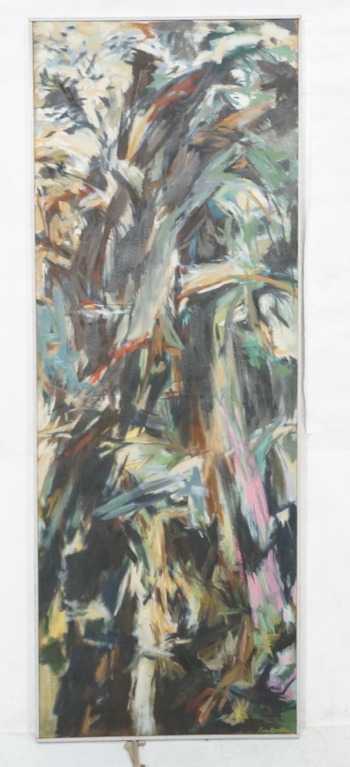 TRAN GORDLEY Oil Painting. Modernist Abstract. "G (1 of 7)