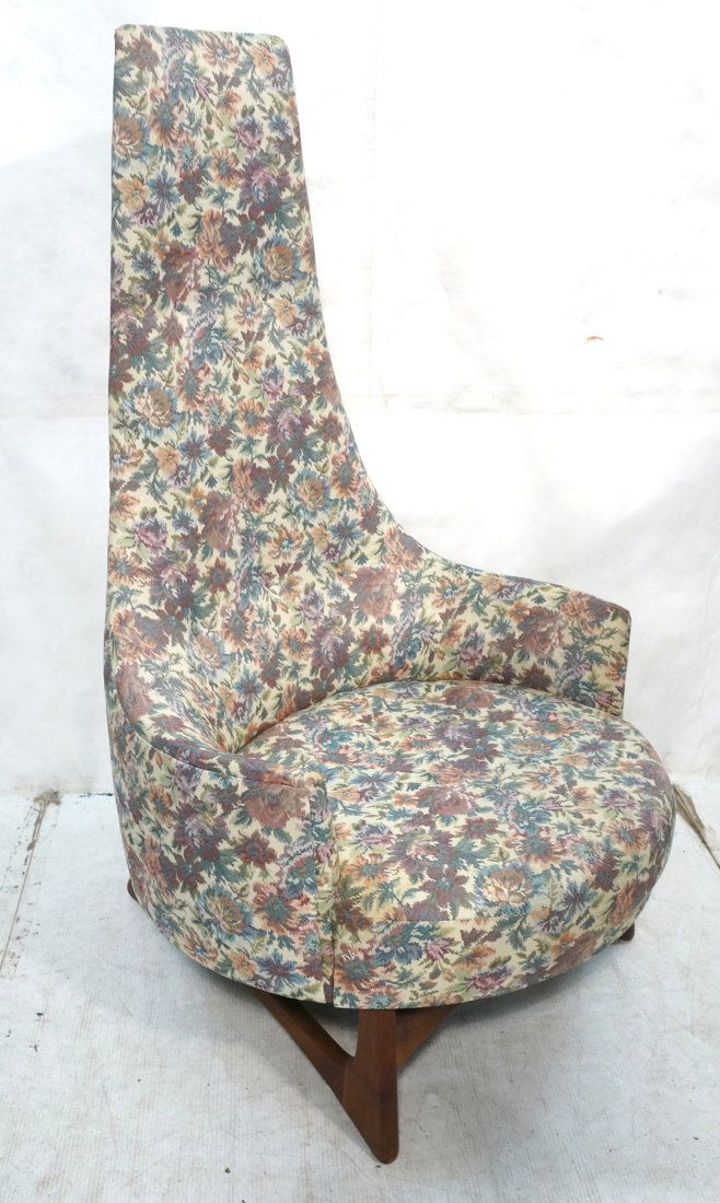 ADRIAN PEARSALL High Back Lounge Chair. Walnut Pe (1 of 7)