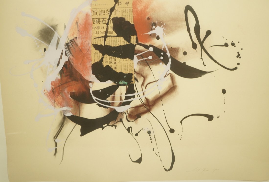 CAROL HUNT Mixed Media on Paper. "Improvisation 7 (1 of 9)