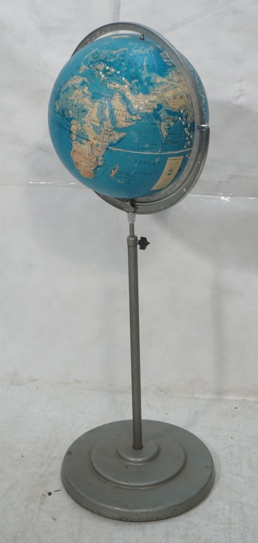 RANDMARK III World Globe on Modern Metal Stand. (1 of 8)