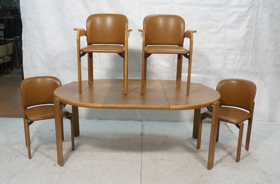 5pc TUHLE aus STEIN am RHEIN Dining Set. Round Oa (1 of 10)