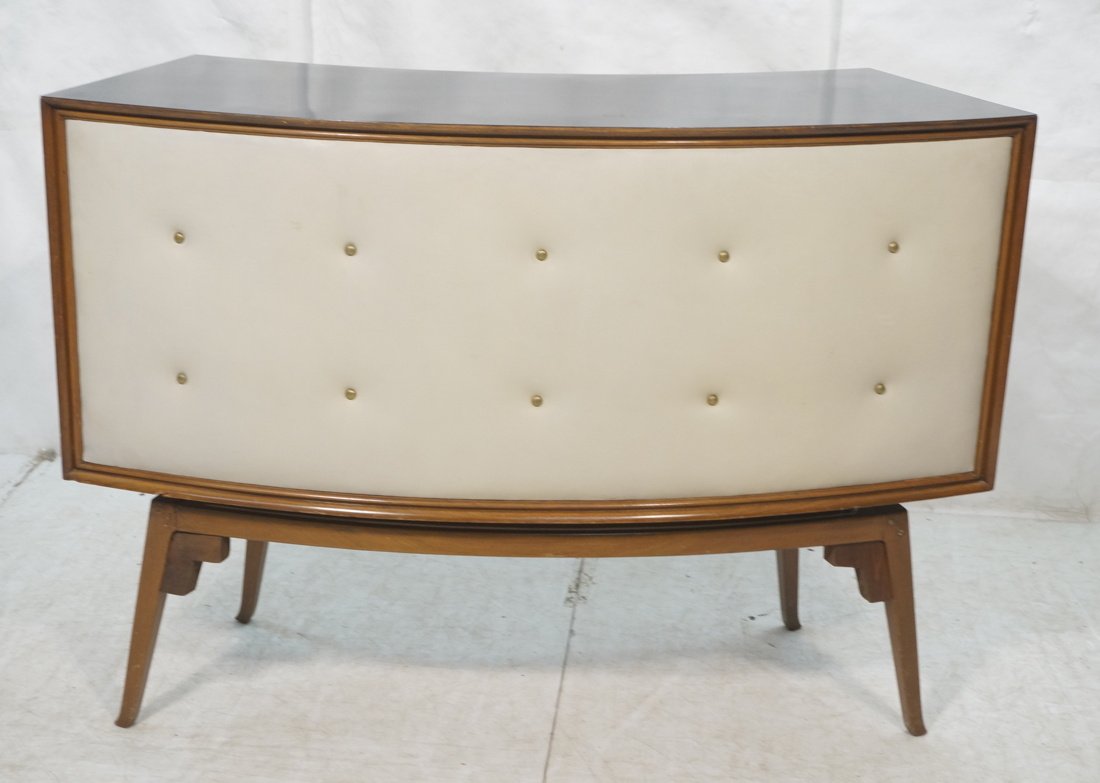 Modernist Bar. White vinyl front with brass tacks (1 of 10)