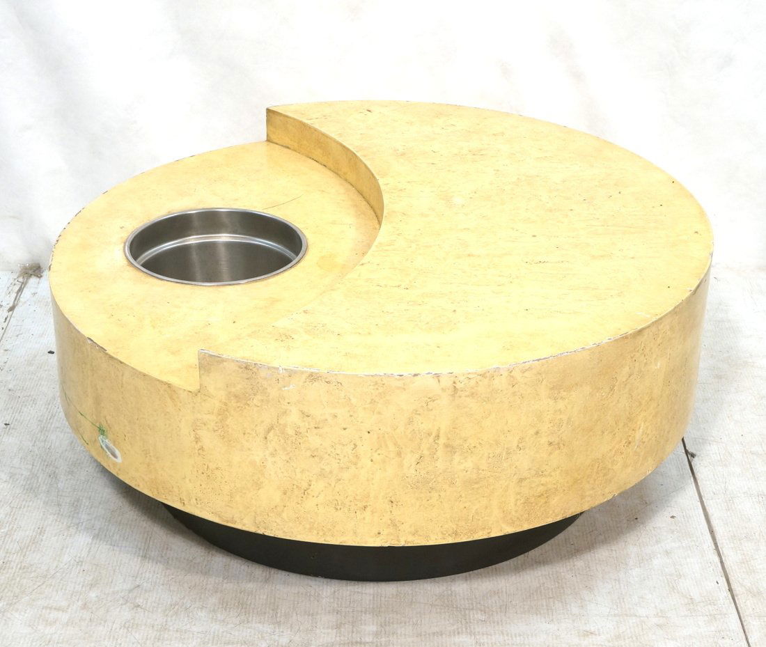 WILLY RIZZO Burled Maple Modernist Round BAR Cock (1 of 8)