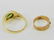 15: 2 pc VICTORIAN GOLD Childs Ring Rings. One 10K Gold - 3