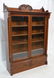 Two door Victorian Bookcase with Drawers.