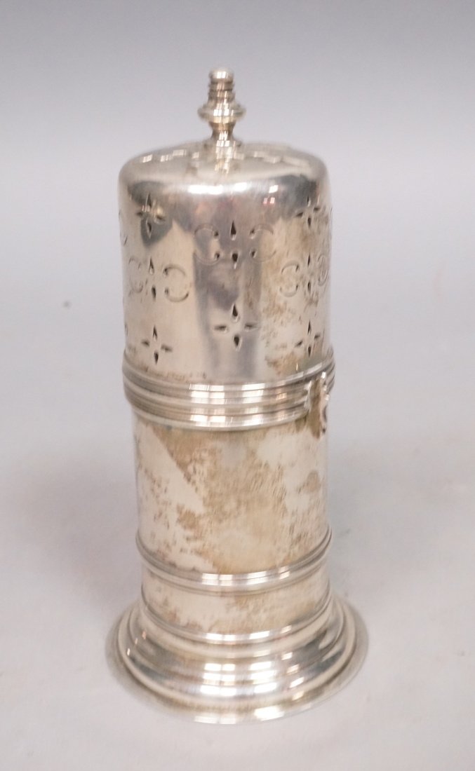 English Sterling Caster. Pierced shaped holes. Ta (1 of 6)