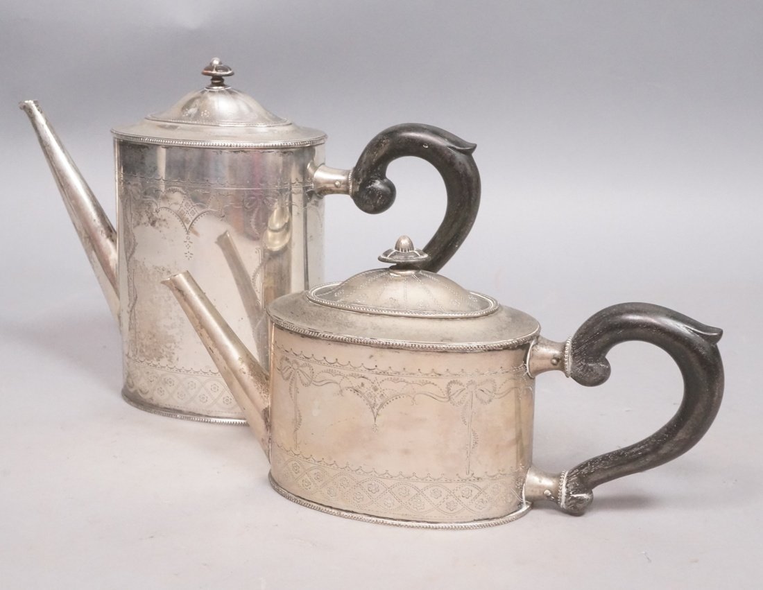 Set Silver J TOSTRUP Coffee Teapot. Norway. 830S. (1 of 6)