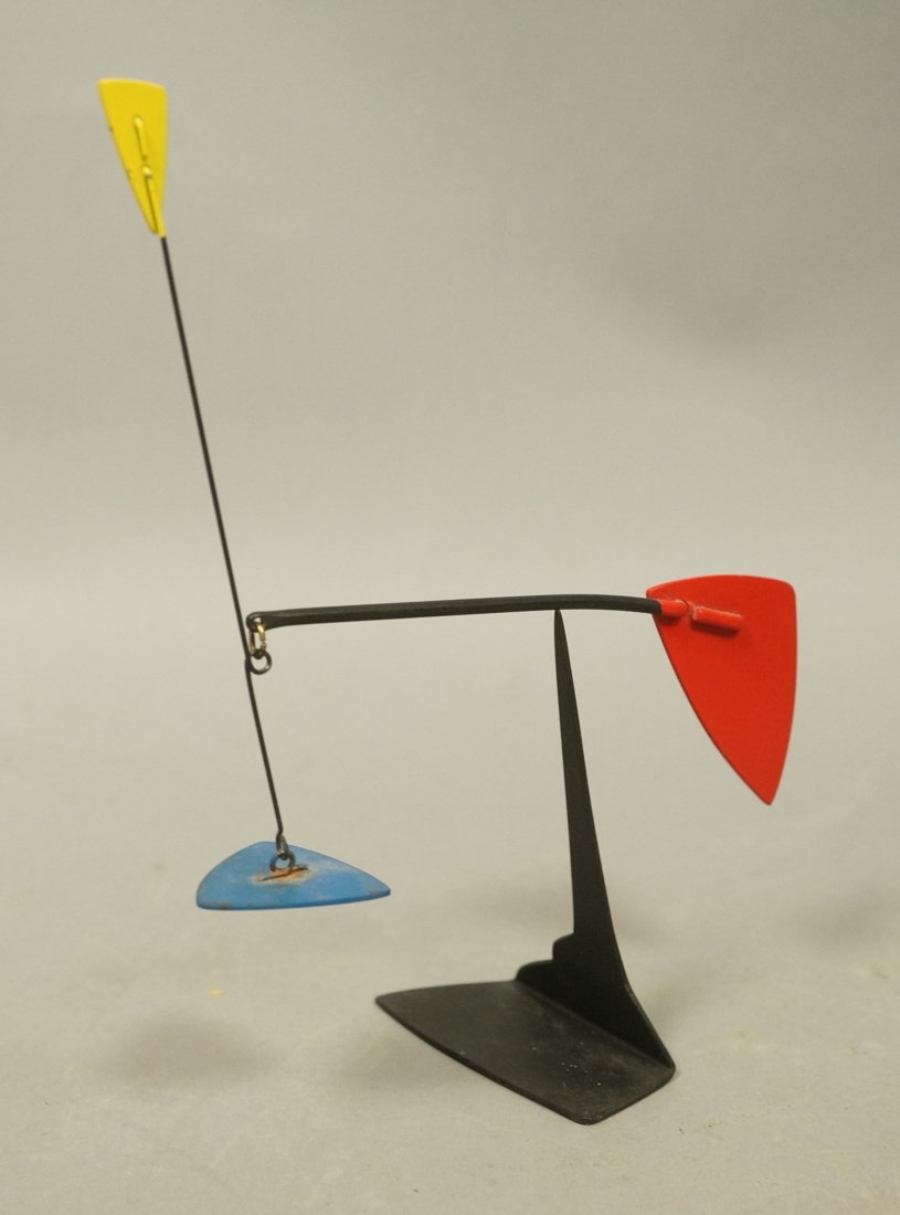 Alexander Calder style Small Mobile Sculpture. Bl (1 of 5)