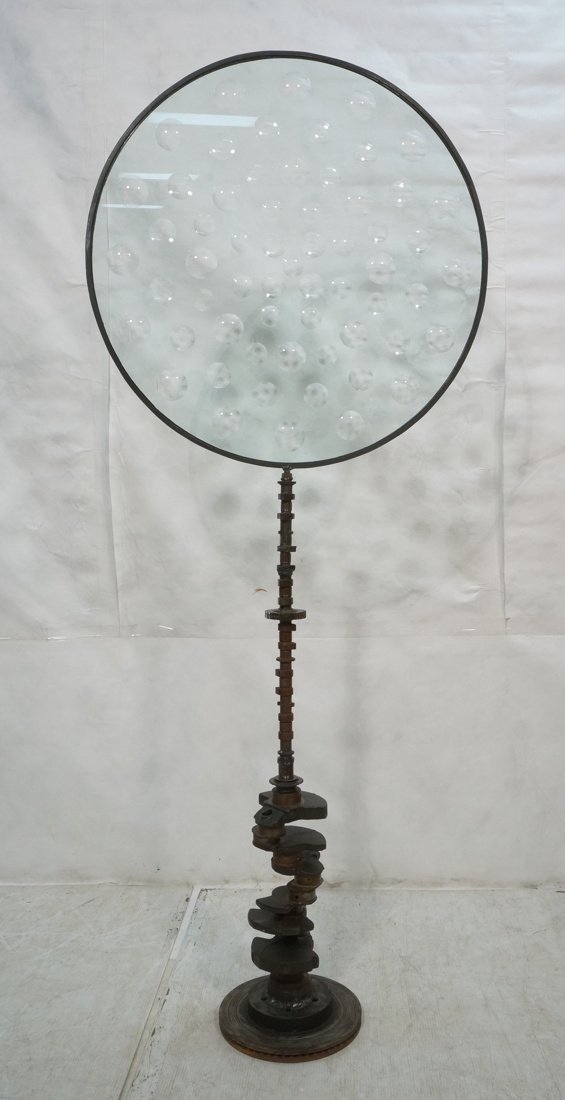 Large Industrial Magiscope Sculpture.  Tall base (1 of 9)