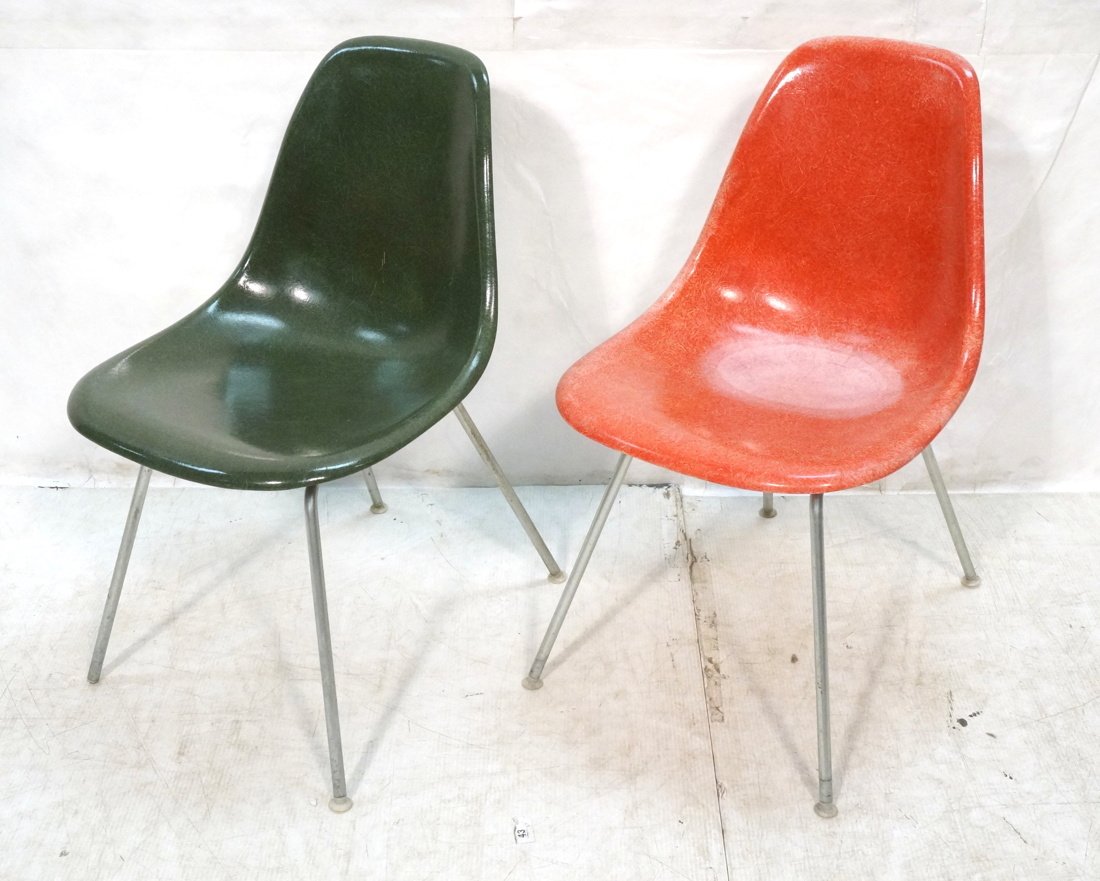 2 Herman Miller Shell Chairs. (1 of 9)