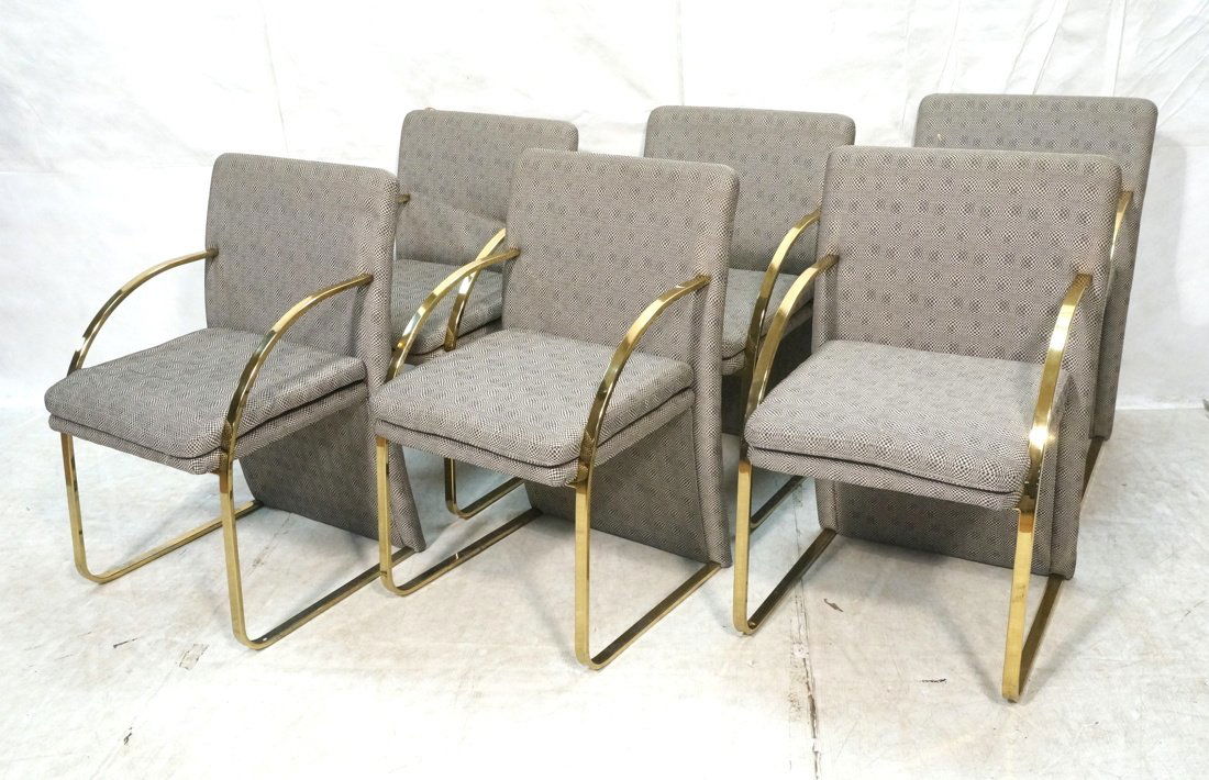 Set of 6 DIA Baughman Style Dining Chairs.  Vasarely (1 of 7)