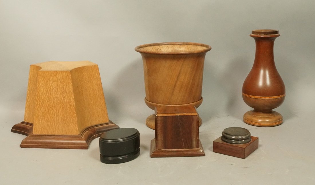 7pc NICOSIA Philadelphia Wood Lot. All marked (1 of 10)