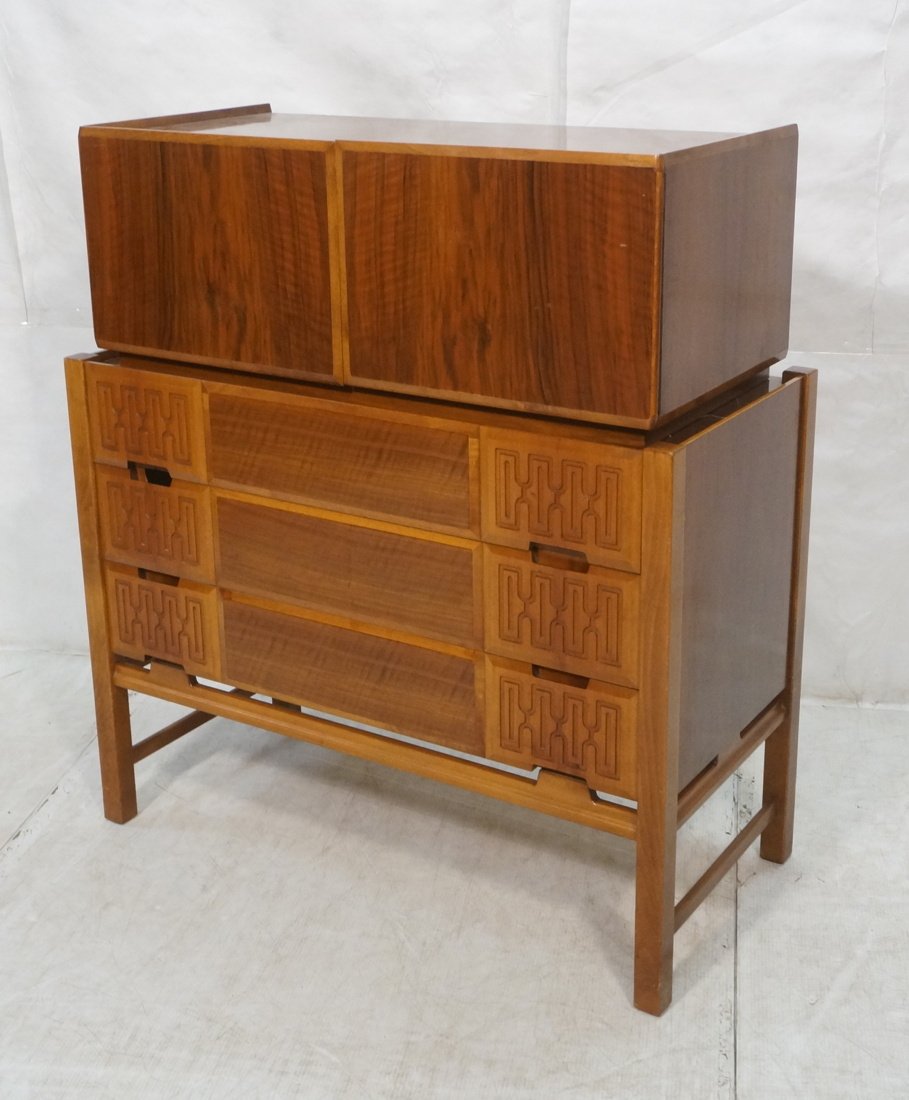 Modernist EDMUND SPENCE Chest on Chest Dresser. T (1 of 10)