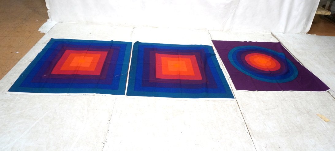 3pc VERNER PANTON Textiles for Mira-Spectrum. Two (1 of 10)
