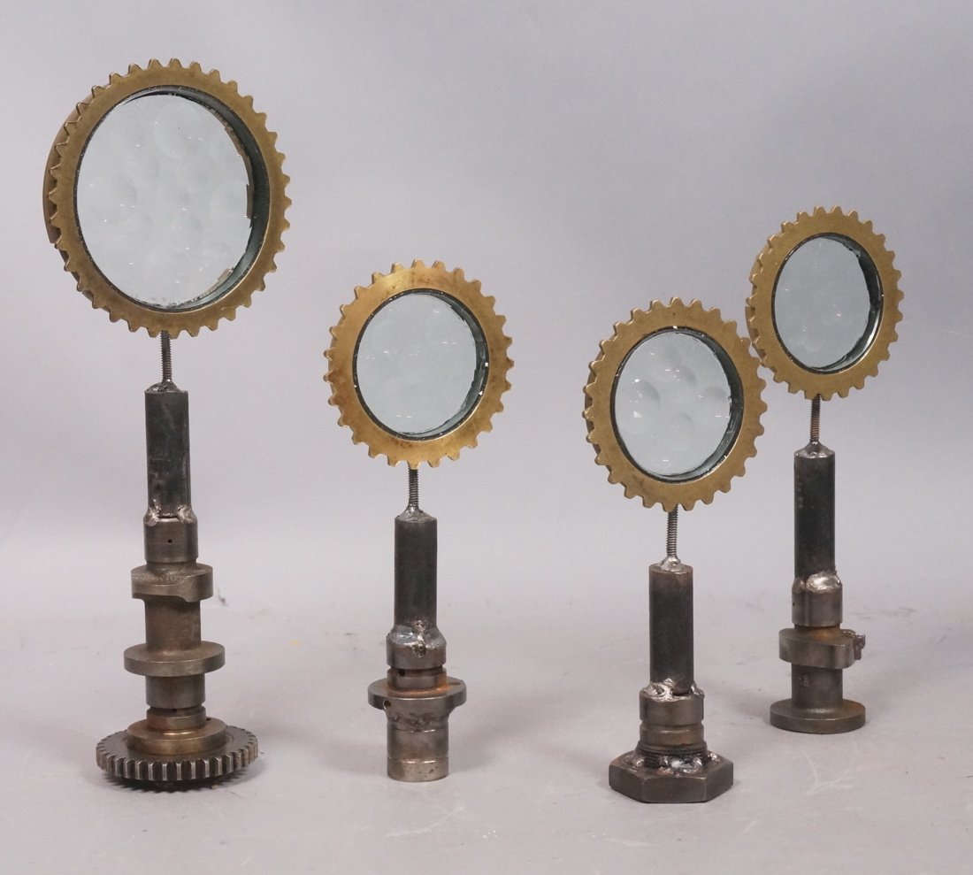 Set 4 Industrial Table Sculptures. Magiscopes wit (1 of 8)
