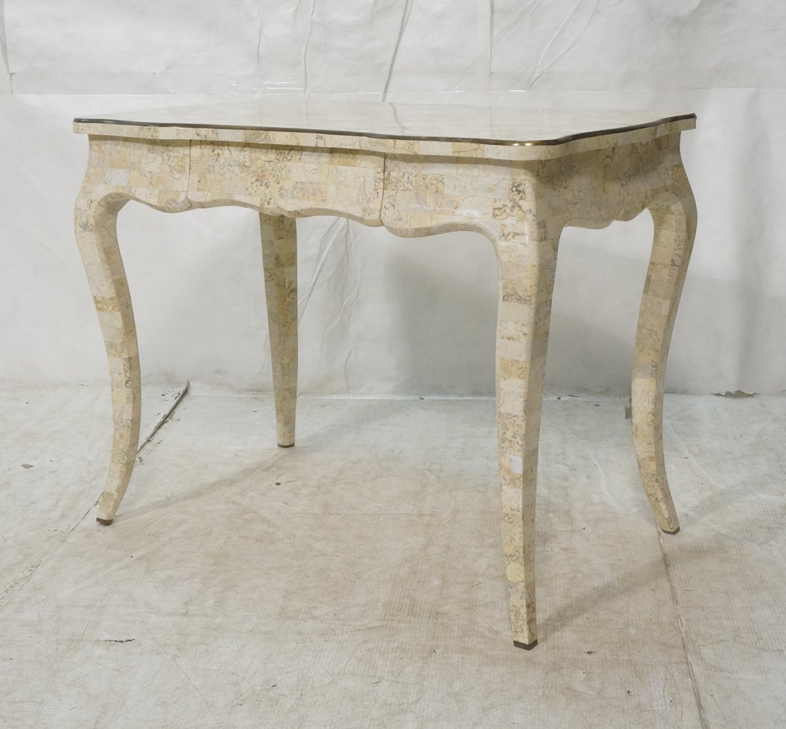 MAITLAND SMITH Tesserae Marble Tile Desk. Decorat (1 of 10)