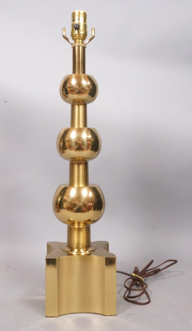 STIFFEL Brass Modernist Table Lamp. TOMMI PARZING (1 of 8)