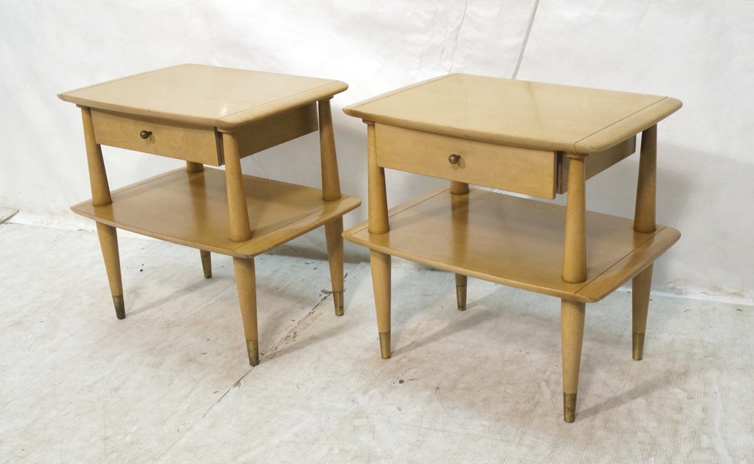 Pr Tomlinson Modern Night Stands. Light wood. tap (1 of 8)