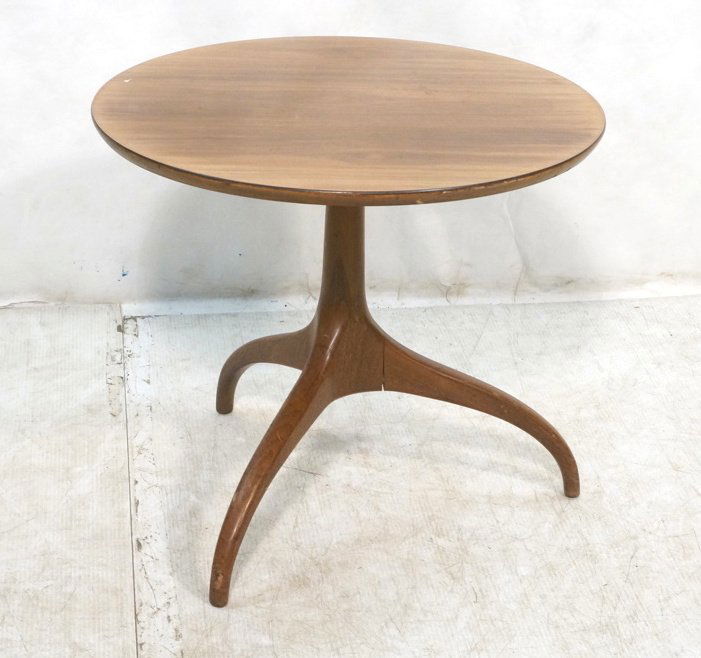 Round Top Modernist Table. HERITAGE HENREDON. Tri (1 of 5)