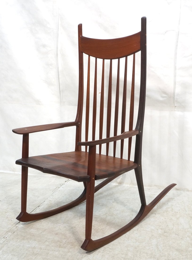 Tall Oversized Rocking Chair. American Craftsman. (1 of 10)