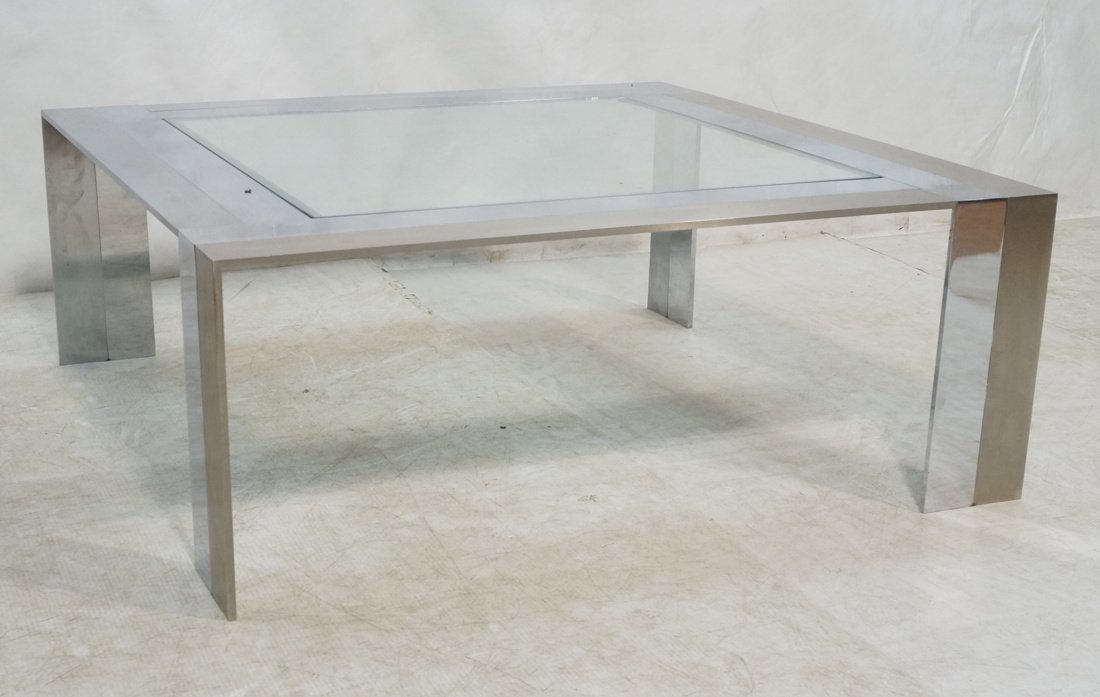 Pierre Cardin Style Coffee Cocktail Table.  Satin (1 of 7)