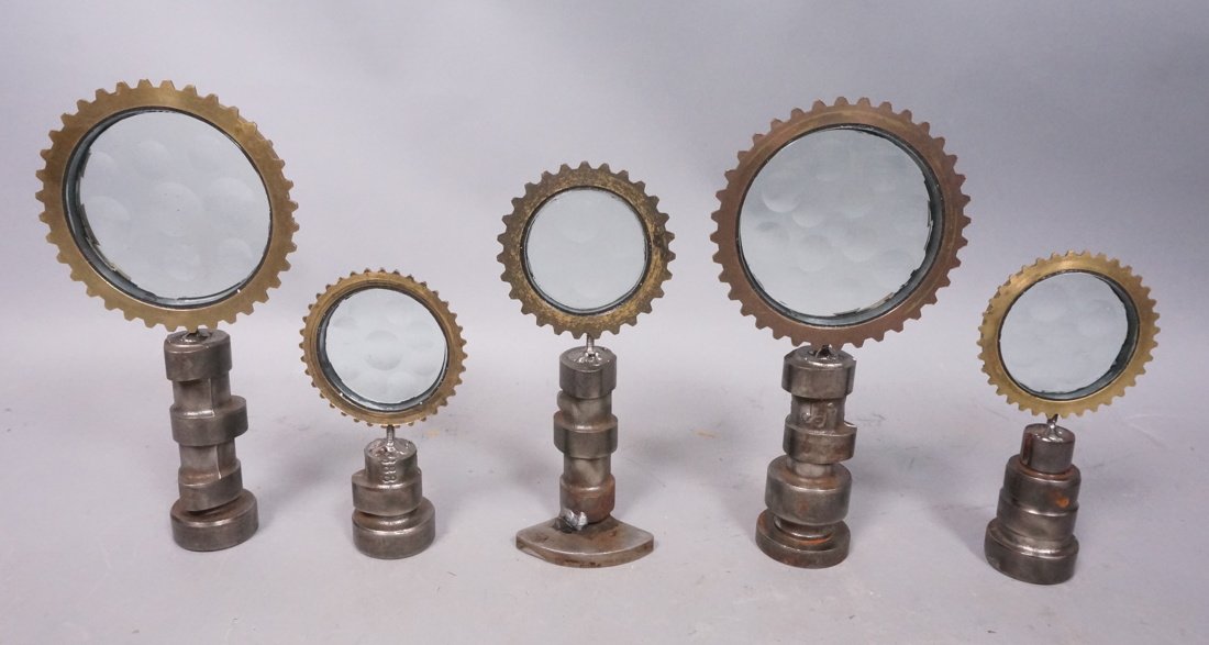5 small Magiscope Table Sculptures.  Industrial D (1 of 5)