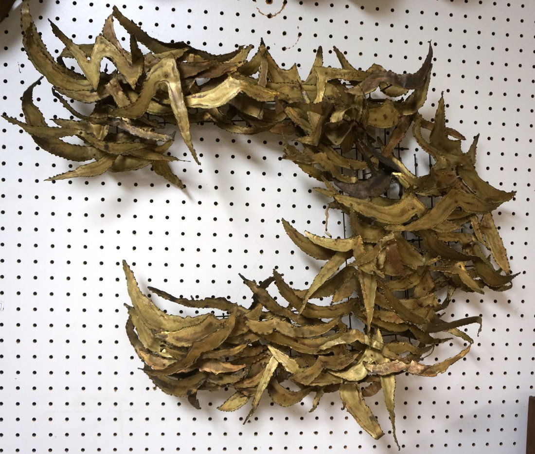 Jere Style Brass And Welded Wall Sculpture. (1 of 8)