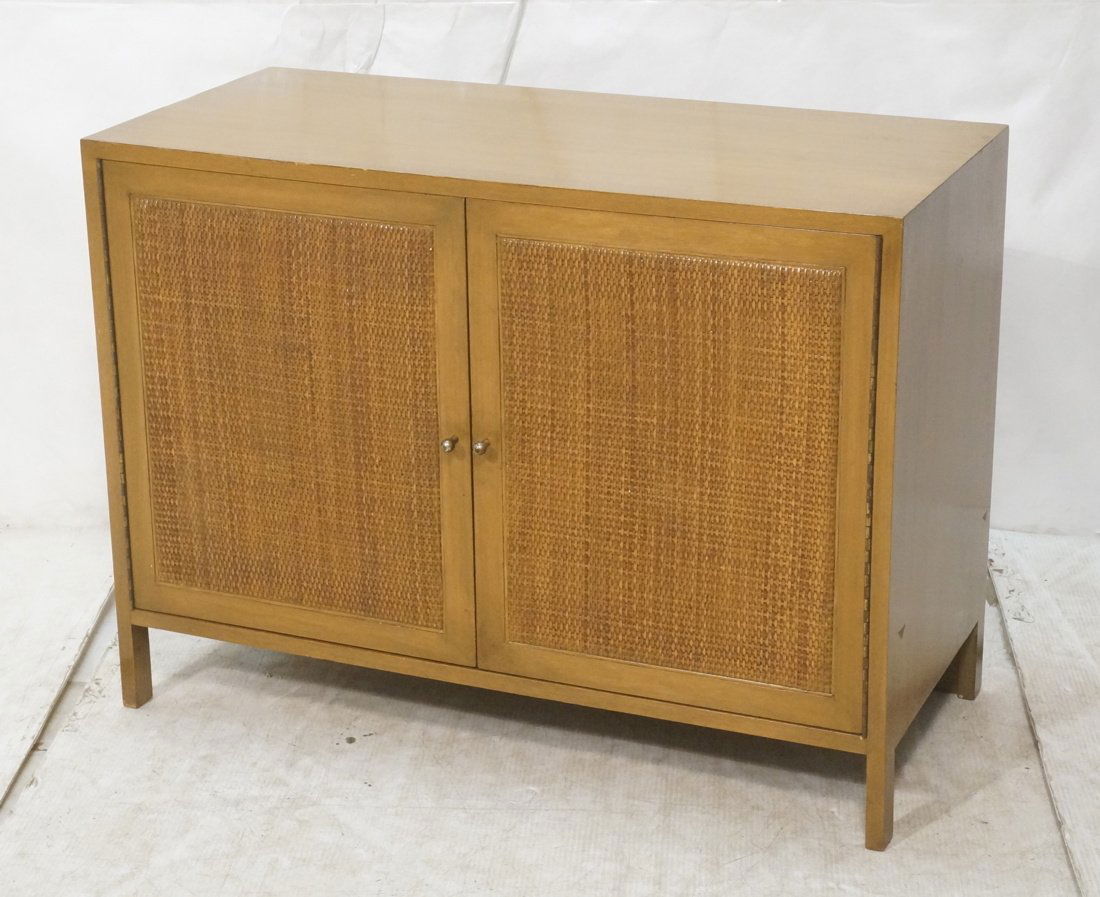 PAUL McCOBB Two Door Cabinet. Woven fronts. McCob (1 of 7)