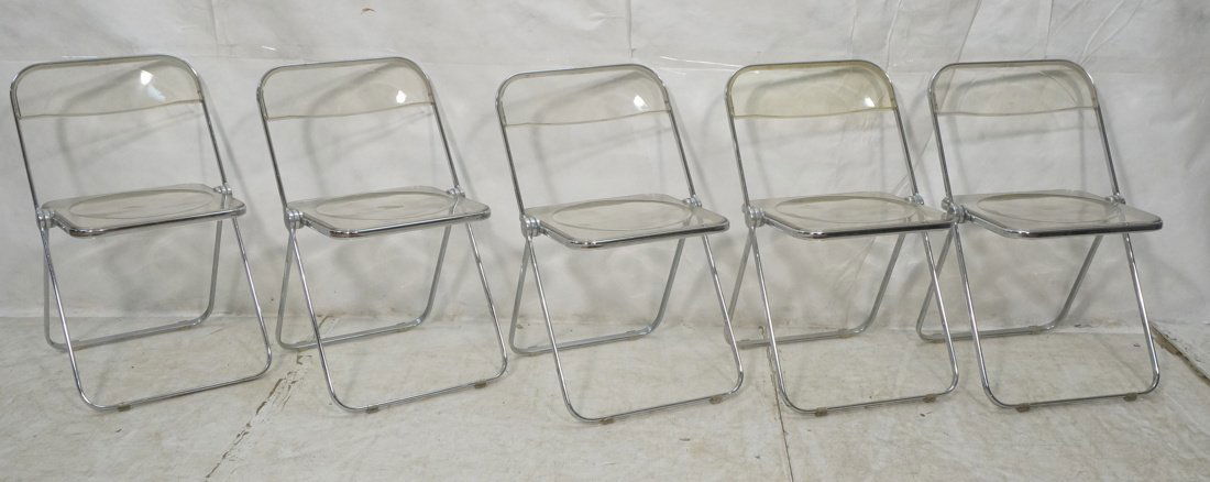 Set 5 DSC Divisione Sedie CASTILLE Italian Lucite (1 of 10)